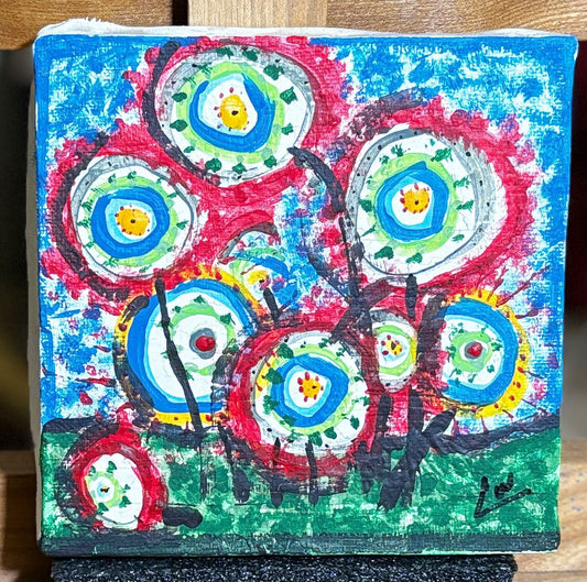 6x6 Acrylic on canvas